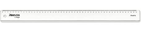 Aristo AH23050 GeoCollege-Lineal (50cm), transparent, 20er Packung