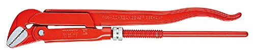 KNIPEX Swedish Pipe Wrench-45, 22.5-Inch, Red, Pipe Wrench