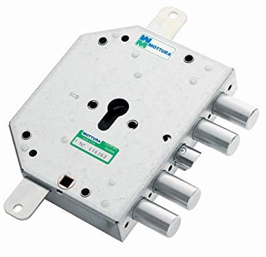 Cerradura triple para introducir para cilindro europeo - derecha