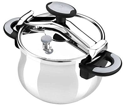 BRA New Star | Autocuiseur Étrier, 6 L, Acier Inoxydable, Tous Feux Dont Induction, Argenté