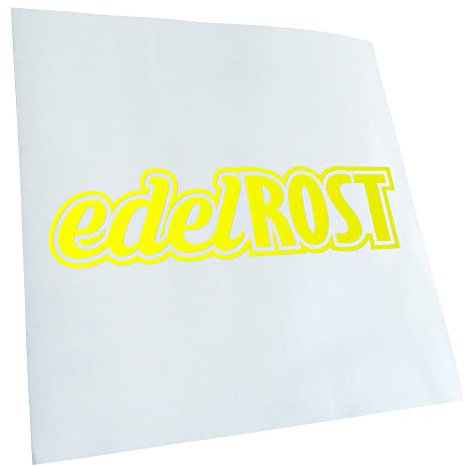 Kiwistar Autoaufkleber - EdelRost Alt Ratte Oldschool Aufkleber für Auto, Laptop, Fahrrad, LKW, Motorrad Mehrfarbig JDM Decal Racing
