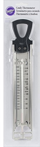 Wilton Zuckerthermometer für Süßigkeiten, Schokolade und Öl bis 200 °C - 37 cm