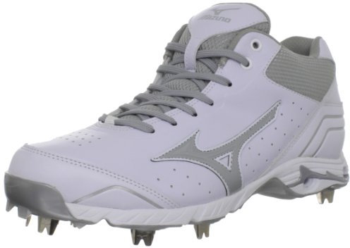 Mizuno Herren 9-Spike Advanced Classic 7 Mid, weiß/grau, 51 EU