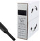 Offgridtec - Tubo termoretraibile da 5 m, 25,4 mm > 12,7 mm, nero