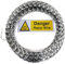 Easipet Security Razor Wire, 2 x 10m Concertina Rolls with Warning Signs, 22mm Barbs
