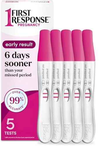 First Response Early Result Pregnancy Test, 5 Count Pack of 1