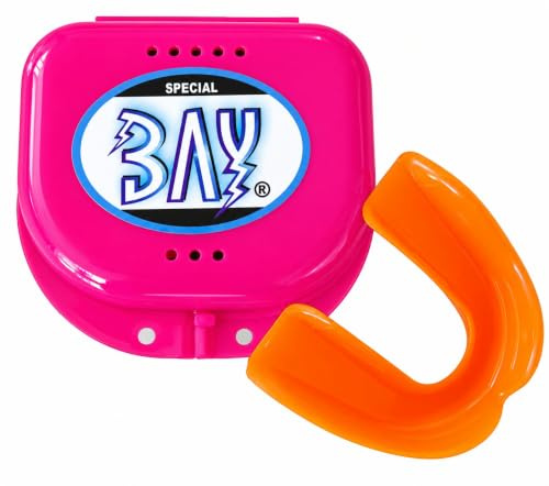 BAY Modern Line Zahnschutz mit Belüfteter Hygienebox, CE-Geprüft, Made in USA, für Kampf- und Kontaktsport