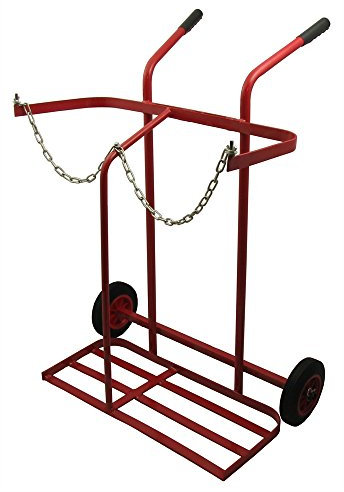 AES W.1176 Oxygen/Propane Gas Cylinder Trolley