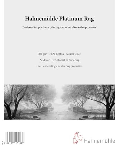 Hahnemühle Platinum Rag 27,9 x 38,1 cm 25 Blatt für Platin und alternative Prozesse