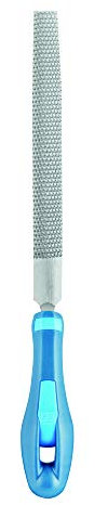PFERD Halbrunde Holzraspeln, 150mm, halbrunde, spitz zulaufende Feile, Raspelhieb H2 auf zwei Seiten, inkl. Ergonomie-Feilenheft, 11233157 – speziell für universelle Schrupp- u. Schlichtarbeiten