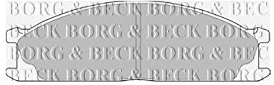 Borg & Beck BBP1486 Brake Pads To Fit Nissan Pick-Up (D22) 5/98-08