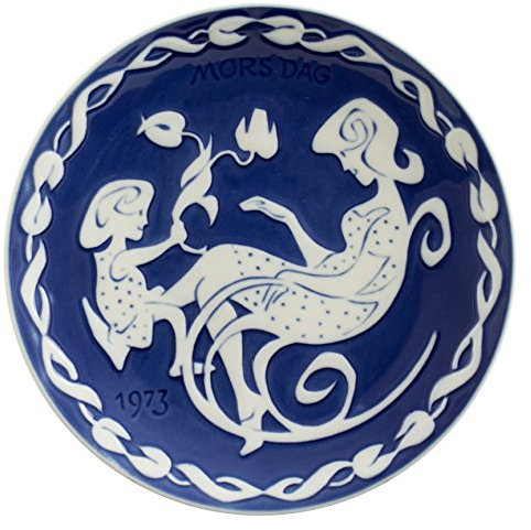 ROYAL COPENHAGEN PIATTO FESTA DELLA MAMMA 1973 ORIGINALE PORCELLANA PRIMA SCELTA