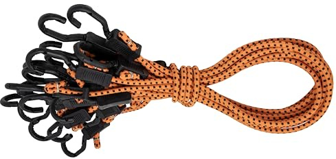 Kotap MABC-36 All-Purpose Adjustable Bungee Cords with Hooks, Orange/Black, 91.5 cm