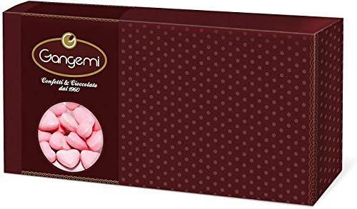 Gangemi Cuoricini - Confetti Couricini al Cioccolato - 1000 g - Rosa