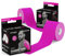 Kintex 2 Rollen Kinesiologie Tape Classic, 5 cm x 5 m, hautfreundliches & wasserfestes Kinesiologie Tape, Physio Tape, Medizinisches Tape (Pink)