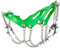 Nortec Steigeisen Nordic Made in Italy für Wandern und Trail Running Winter auf EIS und Schnee, Micro Steigeisen Leichte Schuhe mit Etui (L)