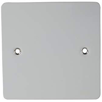 Schneider Electric Ultimate Flat Plate - Single Blank Plate, GU8210PW, White