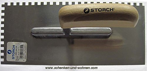 Zahnkelle Glättkelle 28x13 cm rostfrei