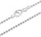 Unique Kugelkette 925 Silber 2,2mm Silberkette für Damen und Herren