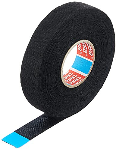TESA Gewebeband PET-Vlies 51608 Isolierband für Kabelbäume Baumwolle Klebeband (19mm x 25m), 25 m