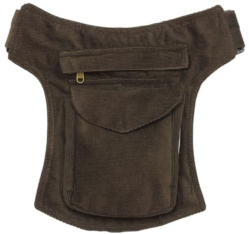 Freak Scene Gürteltasche - Cliff - Kord braun - Bauchtasche - Hüfttasche