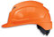 Uvex Pheos IES Schutzhelm - Belüfteter Arbeitshelm für die Baustelle - Orange Orange