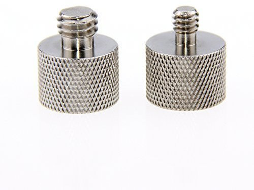 CAMVATE Das Mikrofon adapter 1/4-20 & 3/8-16 konvertieren 5/8-27 Schrauben