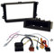 Kit d'installation 2 DIN et 1 DIN pour VW pour l'installation de l’autoradio et du GPS avec façade d'autoradio et adaptateur Quadlock. Convient pour de nombreux modèles Volkswagen.