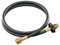 Coleman High-Pressure Propane Hose and Adapter, Black