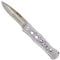 Smith & Wesson Erwachsene Messer Taschenmesser Aluminium-Griffschalen Länge geöffnet: 20.4 cm, Silber, 21 cm