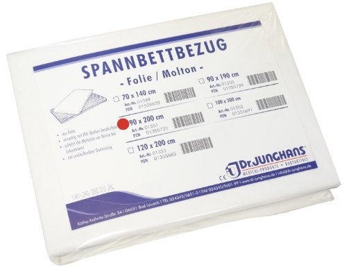 Dr. Junghans Medical 01351 Matratzenschutz Spannbettbezug Folie/Molton - Nässeschutz