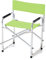VERDELOOK Sedia Regista in Tessuto Poliestere 47x57 cm Altezza 78 cm, Lime, Esterni Giardino terrazza