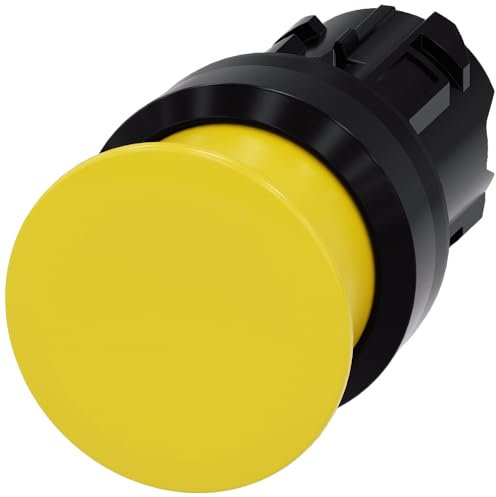 Siemens SIRIUS ACT Drucktastenkopf Ø 22 mm, Gelb Tastend Rund Rund Kunststoff, IP66