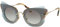 MIU MIU Damen 0Mu02Ss Va00A7 63 Sonnenbrille, Türkis (Azure/Hazelnut/Greygradient)