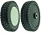 Greenstar Rueda de plástico con rodadura de plástico adaptable para Honda, Negro, 27259