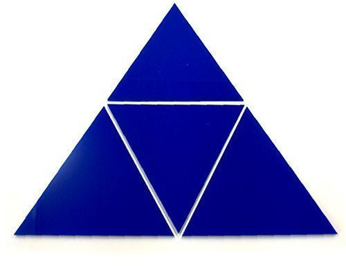 Super Cool Creations Blu Triangolo Mosaico Parete Piastrelle – Confezione da 10 – 18 cm x 18 cm