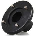 RTF Durchführung, extra schwere 63 mm, schwarz, 16 x 13 x 12 cm, SB152