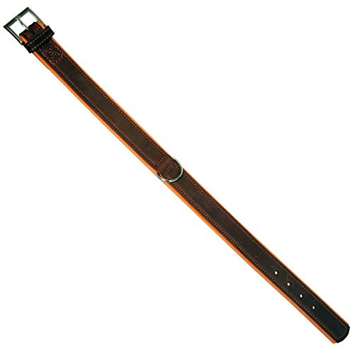 Kerbl Vegas High Quality Collar, 35 mm/ 46 - 52 cm Neck Circumference, Brown