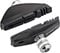 Clarks Elite Road Bike Brake Pads - Pair of 55mm Integral Block with Aluminium or Carbon-Specific Compound and Replaceable Inserts for Road Bikes