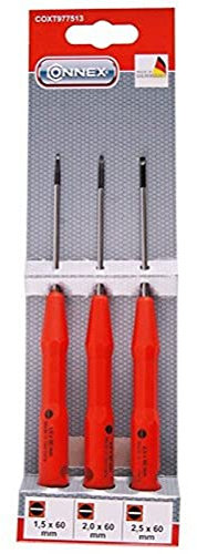 Connex Feinmechaniker-Schraubendrehersatz Schlitz 1,5-2 - 2,5 mm, COXT977513