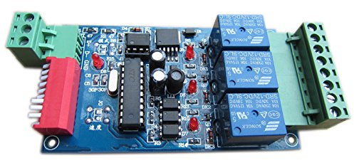 3 Channel 5A DMX512 Controlled Relay Switch Kit DIY Converter DMX Dimmer Relay