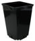 NBGRLVS Black Square Growing Pot for Plants CEP - 16x16x23,5cm (4L)