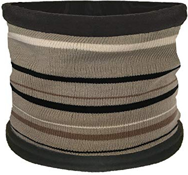 RockJock Unisex Mens Multifunctional Warm Knitted Thermal Snood, Scarf, Neckwarmer, Balaclava, Mask and Hat with Soft Insulating Fleece Lining