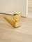 Heart Design Door Wedge - Polished Brass - Built To Last