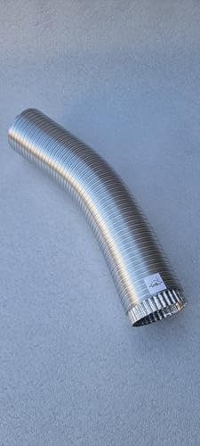 UTILFER Tubo Corrugato Canne Fumarie Estensibile Flessibile Alluminio - 100