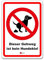 No Dog Poop Sign of Glue 'This Path Is. – Isecur®, 10,5x14,8 cm (A6), _ 190, Attention Warning Prohibition Lantern Sticker, Dog, Dogs