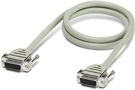 Phoenix Contact 290 Serielles Kabel/D-Sub, 37-polig Buchse / DB37 Buchse, 15 m Halbsteifes Polyvinylchlorid, Grau,