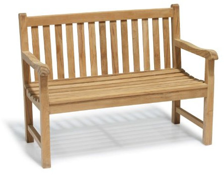 Jati York Garden Bench A Grade Teak 1.2m (4ft) FULLY ASSEMBLED Outdoor Bench Brand, Quality & Value