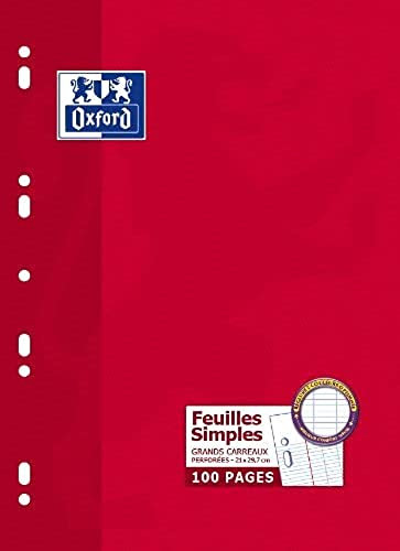 Oxford - 100105664 - Feuillets mobiles - Format A4