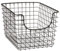 Spectrum Diversified Wire Basket for Organizing Stabiler Aufbewahrungskorb aus Draht für Küche, Regal, Schrank, Bad, Garage und mehr, Legierter Stahl, Industrial Grey, Small